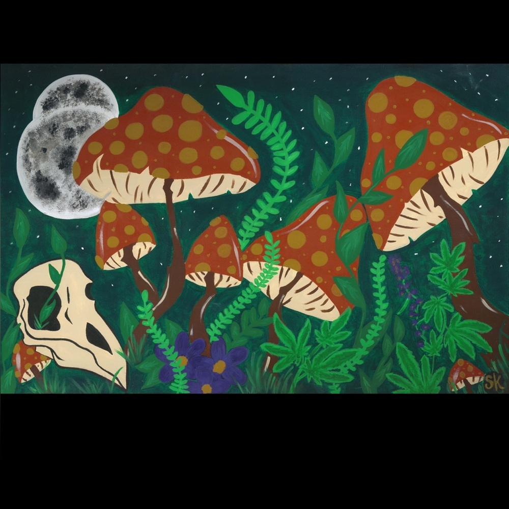 11X14 Fungal Forest Art Print
